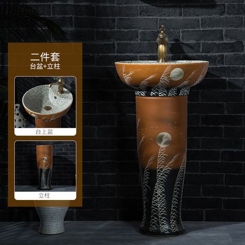 德萊馳戶外立柱洗手盆 打造庭院復古風情，解鎖智能如廁新體驗